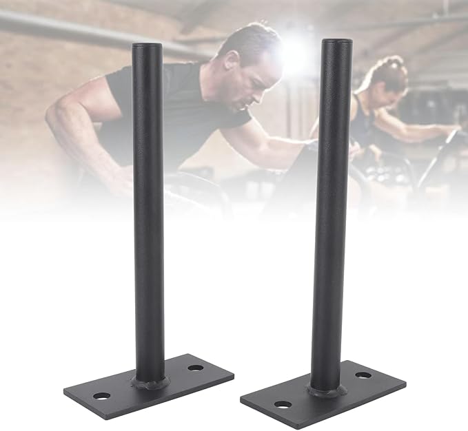 2Pcs Weight Plate Holder, Alloy Steel Wall Weight Plate Rack Wall Mounted Weight Rack Space Saving Wall Weight Storage Rack Organizer for Home Gym, Construction Diameter 1.0in