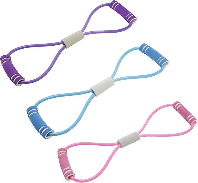 Fitness Resistance Bands-6 Tube, Resistance Bands with Foot Loops, Sit Up Training Band, Upgraded Smart Stirrup Puller,Fitness Pedal Ankle Puller, Pedal Puller Rope