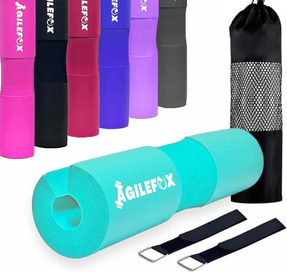 AGILEFOXX Barbell Pad - Squat Pad-Hip Thrust Foam Pad, Comfort & Safety for Strength Training