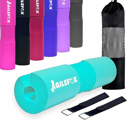 AGILEFOXX Barbell Pad - Squat Pad-Hip Thrust Foam Pad, Comfort & Safety for Strength Training
