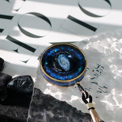 Day Day Up Orgonite Necklace - Sri Yantra Rotatable Pendant For Anti Stress Anxiety & Meditation - Malachite And Tiger Stone For Spiritual Healing & Positive Energy