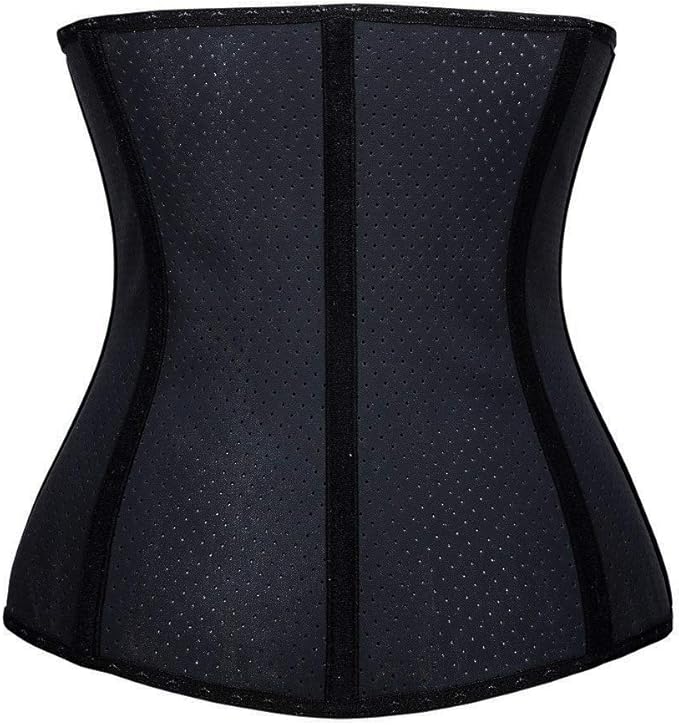 YIANNA Waist Trainer for Women Latex Underbust Waist Cincher Corset Sport Girdle Hourglass Body Shaper