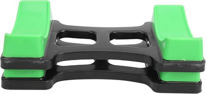 Dumbbell Bracket Mat, 1 Pair ABS Dumbbell Bracket Mat Universal Dumbbell Storage Frame Stand Floor Protection Holder Home Gym Equipment 7.6x3.9 in