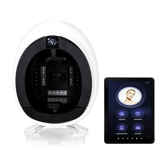 Home Skin Scanner | AI Smart Skin Quality Tester | Deep Moisture, Spot, and Wrinkle Analysis | Multifunctional Beauty Device | Personalized Skin Care Report