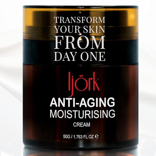 Face Moisturizer For Women. Anti-Aging Wrinkle Cream for Face and Neck with Hyaluronic Acid, Collagen, Squalene, Vitamin C, A & E - Hydrating & Firming Skincare for Women