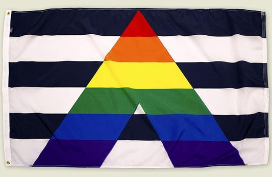 FlagSource Decorative Nylon Flags (3x5', Pride Ally)