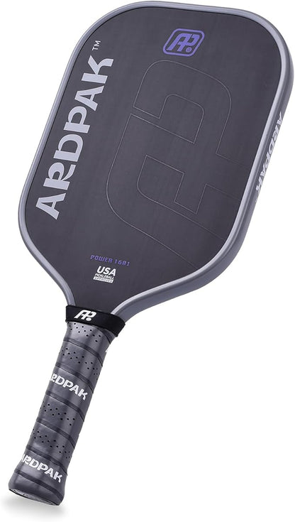 Pickleball Paddle, T700 Carbon Fiber Abrasion-Resistant Surface, 16MM Polypropylene Honeycomb core, USAPA Approved, High Grit,The Pickleball Paddle Designed for Control Spin & Consistency
