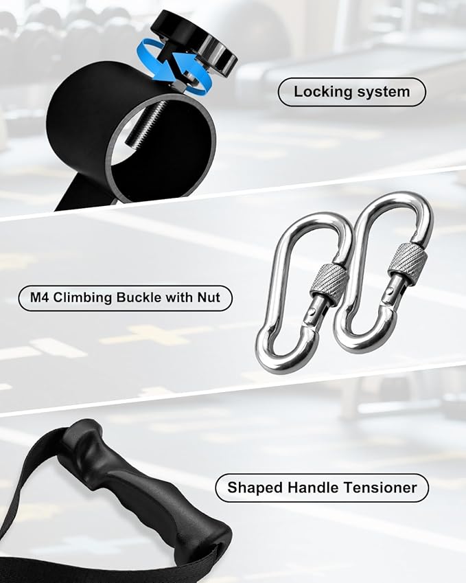 Belt Squat Bar Machine Attachment Compatible with 2 Inch Olympic Barbell Bar, Landmine D-Handle Cable T Bar for Squat Rack Home, with Exercise Handle