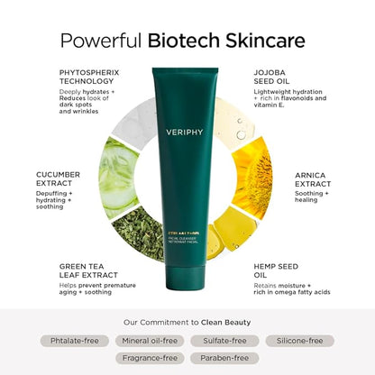 CTRL+ALT+DEL Facial Cleanser – Hydrating Cream Cleanser with Hemp Seed Oil, Cucumber & Jojoba – Removes Makeup & Impurities – 150mL / 5 fl. oz.