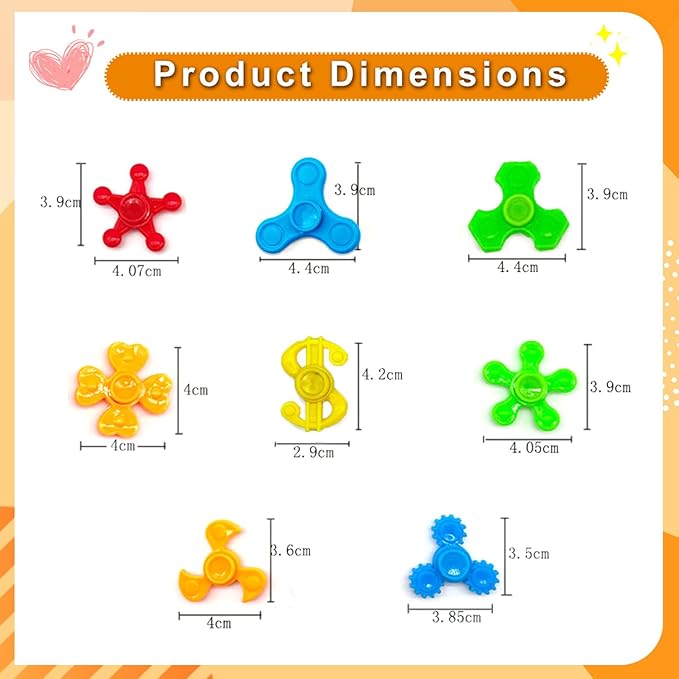 70 Pack Mini Fidget Spinner Toys,Stress Relief Sensory Toys,Birthday Gifts Party Favors for Kids Teens Adults,Christmas Goodie Bag Stuffers,Canival Treasure Box Toy for Classroom Prizes Supplies