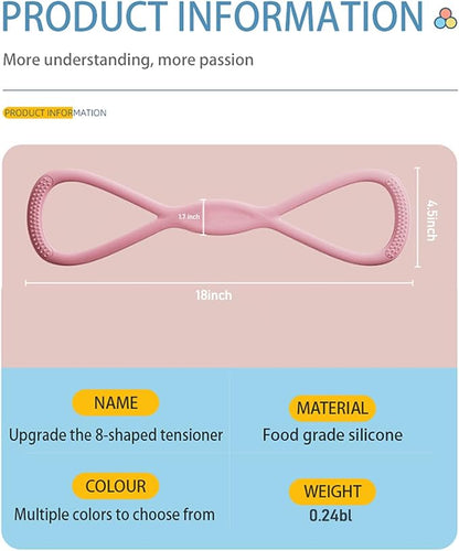Figure 8 Resistance Band, Resistance Bands for Working Out, Arm Exercise Band for Women, Resistance Bands for Arms Back Stretch Training