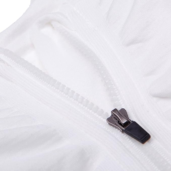 Women's Zipper Front Closure Sports Bra Racerback Yoga Bras