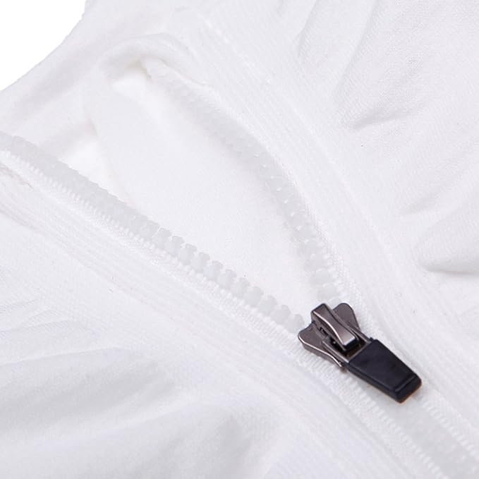 Women's Zipper Front Closure Sports Bra Racerback Yoga Bras