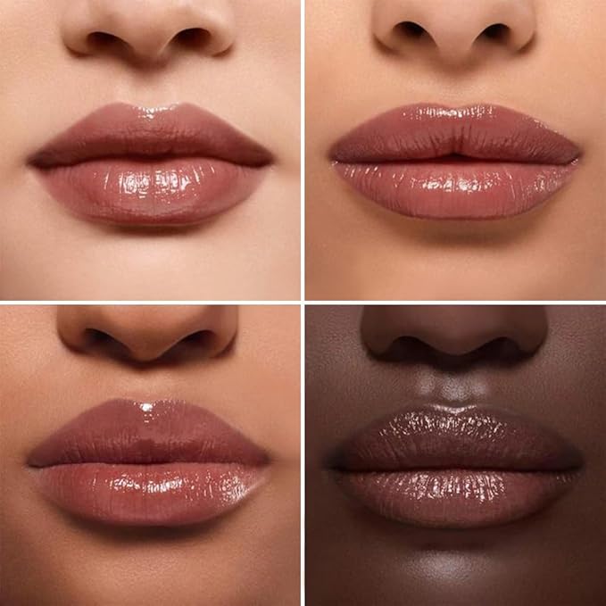 Black Honey Lipstick Tinted Lip Balm, Sheer Hydrating Lip Stain for All Skin Tones, Natural Lightweight Lips Gloss Makeup for Women, Vegan & Cruelty-Free