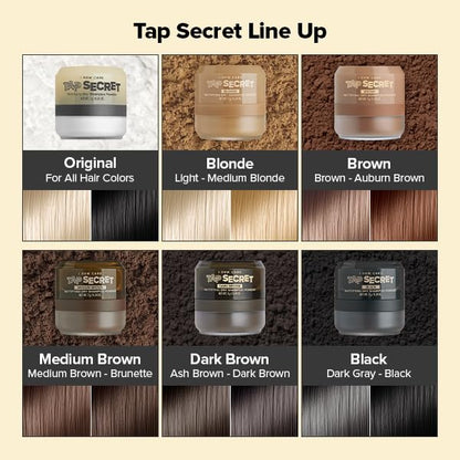 I DEW CARE Biotin Clarifying Dry Shampoo - Tap Secret Brown | Strengthening & Volumizing, Powder Type, Refillable, Travel size, Non-aerosol, Brunette, Korean Ginseng, Easter Basket, 0.24 Oz