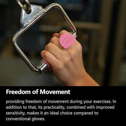 Workout Grips,Rubber Fingerless Gym Gloves, Pull Up Grips for Men Women Crosstraining Palm Grips Hand Protection，Suitable for Gym & Home Workouts, Improves Grip Strength
