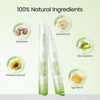 RUNBEN Nail Biting Treatment for Kids & Baby Bitter Taste Nail Care Pen to Stop Thumb Sucking & Biting Nails, Toddlers Safe & Natural Formula, 2-in-1 Repair & Deterrent (0.14 oz)