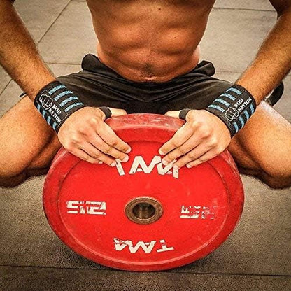 WOD Nation Wrist Wraps for Weightlifting & Strength Training – Professional Gym Straps w/Thumb Loop for Men & Women