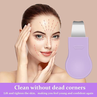 Blackhead Remover Tool,Silicone Face Scrubber, 2 in 1 Nose Pore Scraper for Deep Cleansing,Face Skin Spatula, Nose Black Head Remover, Pore Cleaner Skin Care Tool for Men Women