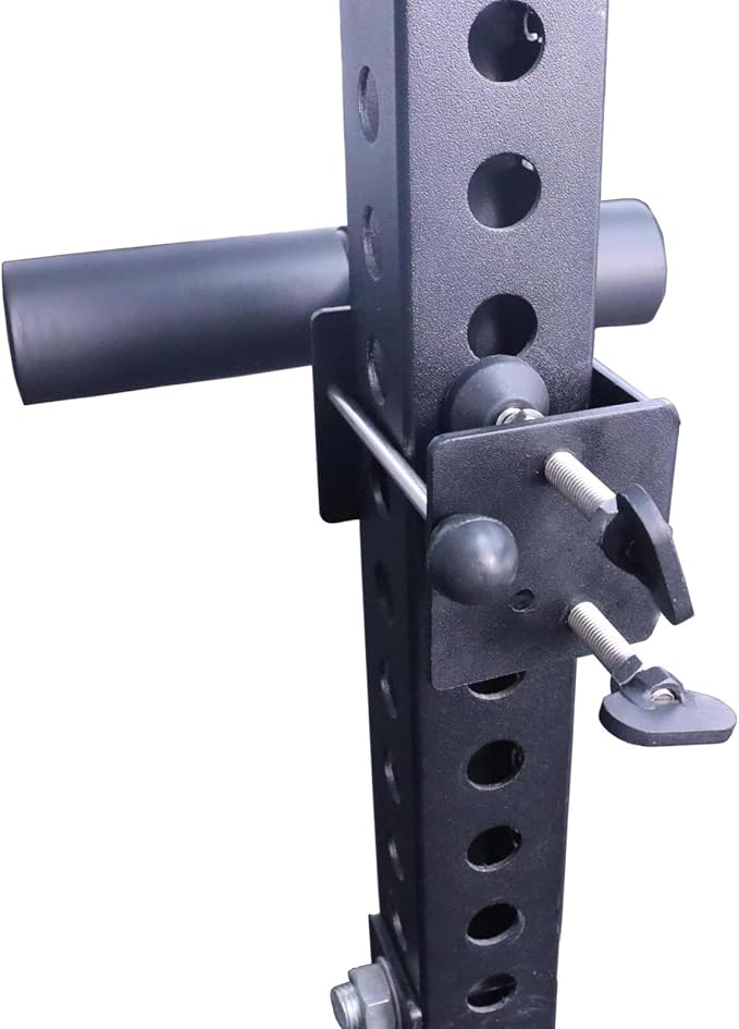 Nordic Hamstring Curl Squat Rack Attachment for Power Rack, Sit Up Bar Foot Holder for Ultimate Home Gym Experience Split Squat Core Workout for Hamstring Curl Sit Up