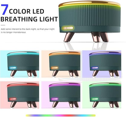 500ML Essential Oil Diffuser: Ultrasonic Aroma Diffuser with Remote Control for Spa Hotel Yoga Room - Humidifier for Bedroom with 7-Color Night Lights & Auto Shut-Off for Nursery/Women Home Relaxation