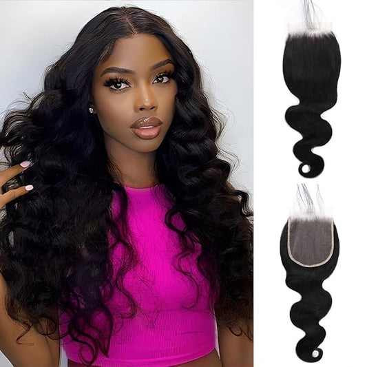 5x5 Hd Lace Closure Human Hair 18 Inch Body Wave 5x5 Closure 12A Grade Hd Transparent Lace Frontal Closure Pre Plucked Natural Black
