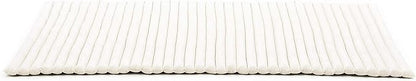 Leewadee - Kapok Roll Mat – Handcrafted Folding Sleep & Relaxation Mattress from Thailand, Ideal as Guest Bed, Camping Mat, Yoga Mat or Traditional Futon, 75 x 39 inches, Ecru