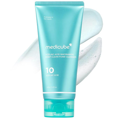 medicube Azelaic Acid Gummy Whip Cleanser | Cleansing Foam For Troubled Skin | Use After Spot Care & Excess Sebum Control | Niacinamide, Glycerin | Soothing, Pore Cleansing Face Wash | Korean Skincare