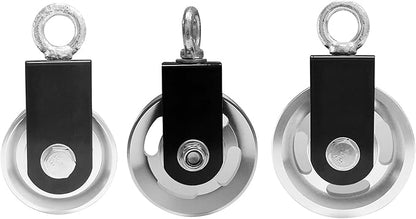 Bracket Aluminium Pulley Carrying Fitness Pulley Roller Wheel for Gym Equipment Home Accessories Gym Wheel