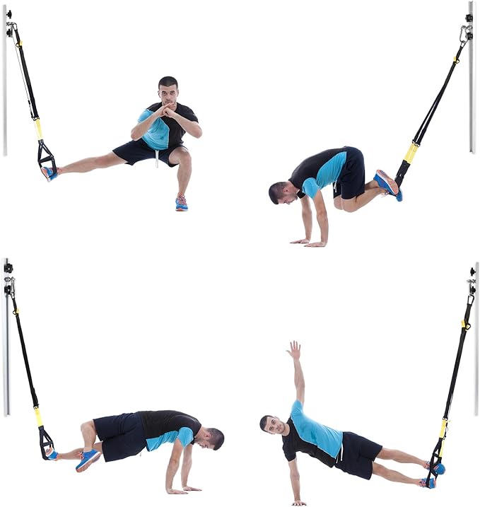 Resistance Band Wall Anchor,Djustable Resistance Bands Anchor,Door Anchor for Resistance Bands，Aluminum Wall-Mounted Resistance Band Wall Anchor,with 1 Rail, 1 Rail Car，Length 48inchs