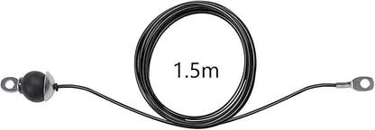 LFJ Replacement Gym Cable with Stopper Ball Fitness Pulley Cable Steel Wire Rope for Cable Machine Home Gym Weight Lift Pulley System