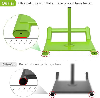 Kipika Weight Sled, Workout Sled, Fitness Strength Training Sled, Speed Training Sled for Athletic Exercise, Speed Improvement, Easily Through Obstacles, Suitable for 1" & 2" Weight Plate