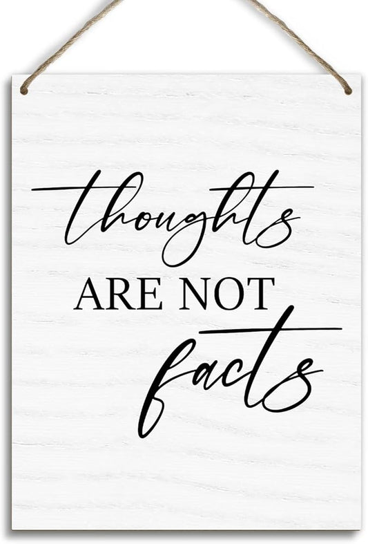 Mental Health Therapy Office Wooden Hanging Wall Decor Positive Energy Wood Sign Positive Affirmations Wood Wall Decor Office School Classroom Nursery Homes chool Decor Therapist Gifts 8''X10'' (DH82)