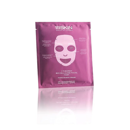 111SKIN Y Theorem Bio Cellulose Facial Mask | Repair, Rest & Rejuvenate Skin | Set of 5 (0.78 oz each)
