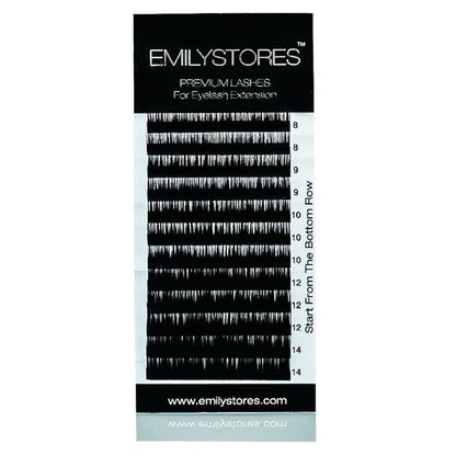 Eyelash Extensions 0.07mm D Curl 8-14mm Lengths Mixed Rapid Volume Lashes Set Self-Fanning Easy Blooming Flower Light-Weight Dramatic for Lash Artists Beginners(0.07,D,Mixed 8-14mm)