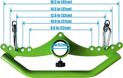 KORIKAHM Adjustable Lat Pull down Bar, Cable Machine Attachments for Gym, Home Gym Fitness T-bar Row Pulldown Attachments, Lat Pull Down Machine Wide Grip Neutral Grip Handle