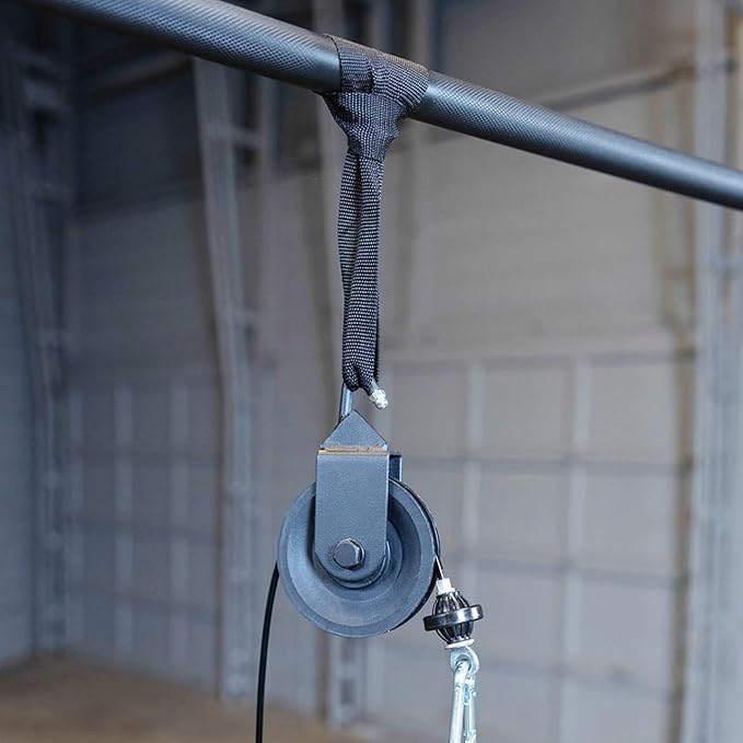 Body-Solid High Pulley Attachment - Ideal for Home Gym, Strength Training, Weight Machines Workout Equipment for Curls, Presses, Pulls and Other Cable Exercises to Work The Arms, Back and Shoulders
