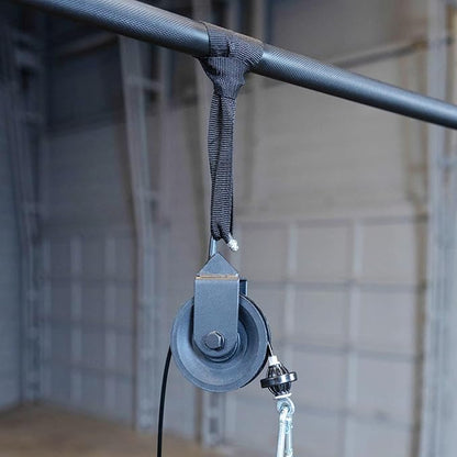 Body-Solid High Pulley Attachment - Ideal for Home Gym, Strength Training, Weight Machines Workout Equipment for Curls, Presses, Pulls and Other Cable Exercises to Work The Arms, Back and Shoulders