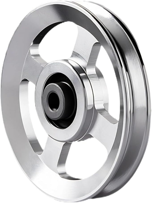 Pulley system for home gym, Aluminum GYM Pulley Wheel Universal Aluminum Alloy Bearing Pulley Wheel for Cable Machine Gym Equipment Part Garage Door