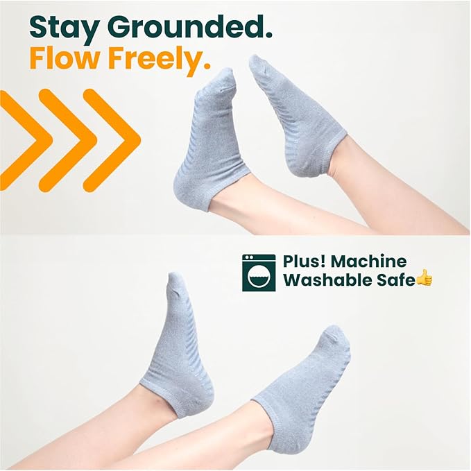 Gripjoy Grip Socks 3-Pack, Non Slip Socks for Yoga, Pilates, Barre, Dance, Enhanced Stability, Machine Washable, Comfortable Cotton Blend, Supports Charitable Causes