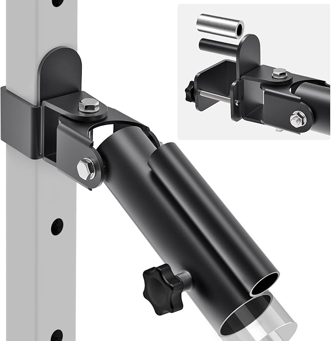 Kipika T-Bar Row Landmine Attachment - Heavy Duty Row Platform with Swivel - Suitable for Standard & Olympic Bars - Ideal for Home Gym Workouts