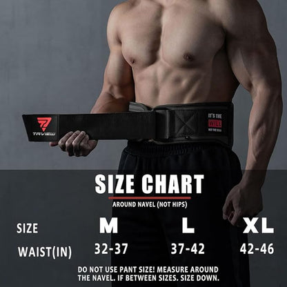 Weight Lifting Belt, Weightlifting Belt,Workout Gym Powerlifting Belt 7 inch,Fitness Back Support for Cross Training, Squats, Lunges