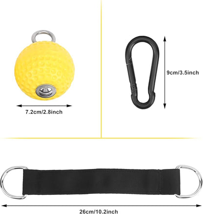 Pull Up Grips Ball Grip Strength Trainer, Climbing Grip Strength Training Pull Up Grips Handles, Cable Machine Attachments, Pull Down Attachment for Hand Wrist Finger