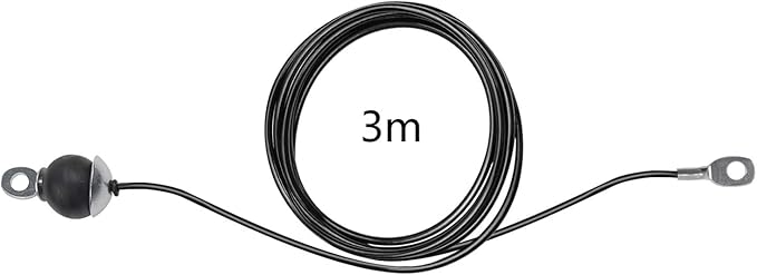 LFJ Replacement Gym Cable with Stopper Ball Fitness Pulley Cable Steel Wire Rope for Cable Machine Home Gym Weight Lift Pulley System