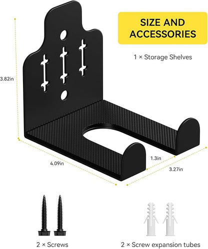 Barbell Wall Holder,Olympic Hanger,Garage Gym Bar Wall Rack,Vertical Barbell Mount Rack,Space Saving Commercial or Home Gym Accessory,Holds Under 33mm Bar Size(Black)