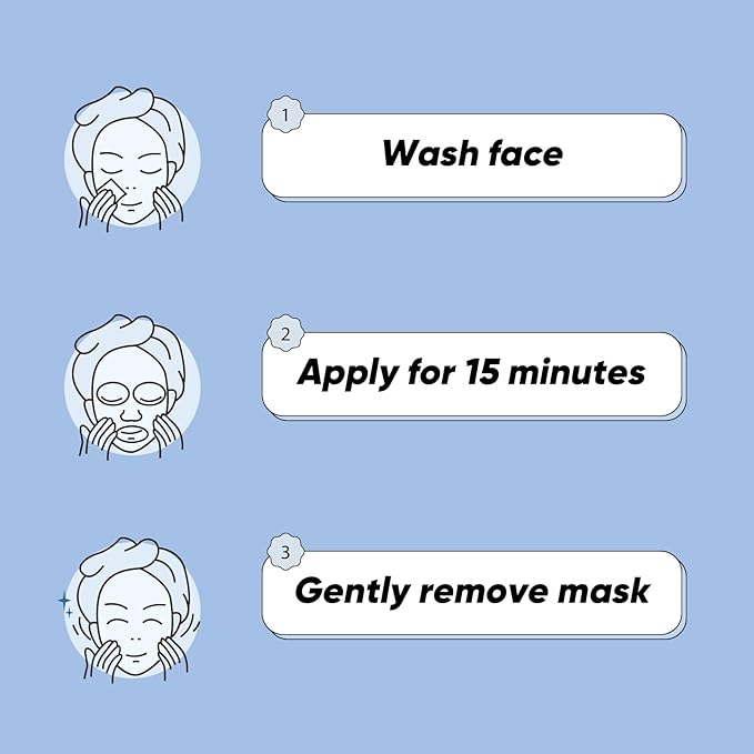 24 Pack Face Masks Skincare for Women, Hydrating & Nourishing Facial Masks for All Skin Types, Gentle Face Masks for Sensitive Skin, Bulk Spa Facial Mask Gift Set