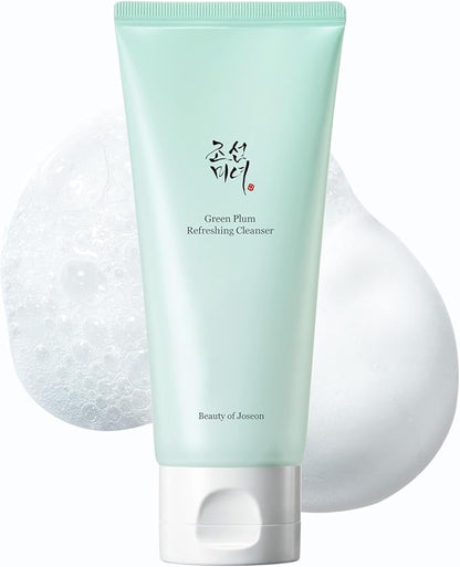 Beauty of Joseon Green Plum Refreshing Cleanser Gel Type Deep Pore Cleansing, Acne Face Wash, Blackhead Remover for All Skin Types, Korean Skincare 100ml, 3.38 fl.oz