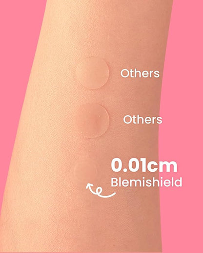 GLAM UP Hydrocolloid Blemish Pimple Zit Patches - Invisible Ultra Thin Spot Cover Stickers for Face and Skin, Strong Water-proof and Adhesive Overnight, Vegan-friendly (36 Count / 2 Sizes)
