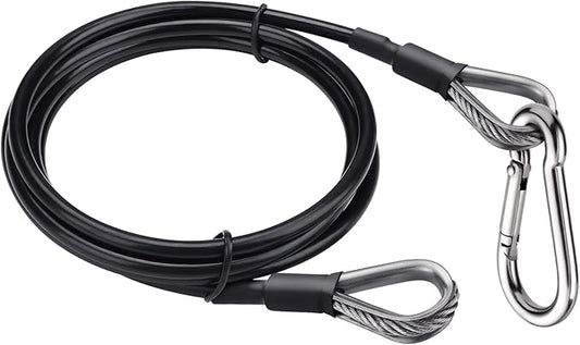 TOBWOLF Gym Cable Extension, Fitness Extension Rope Attachment Compatible with Home Gym Accessories Thick 0.2", Replacement Gym Cable Machine Extension for LAT/Tricep Pull Down, Leg Extensions Machine
