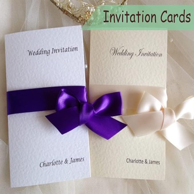 1" Width x 50 Yards Satin Fabric Ribbon, Gold Ribbon Perfect for DIY Bows, Swags, Gift Wrapping, Craft, Flower Bouquet，Christmas and Party Decoration